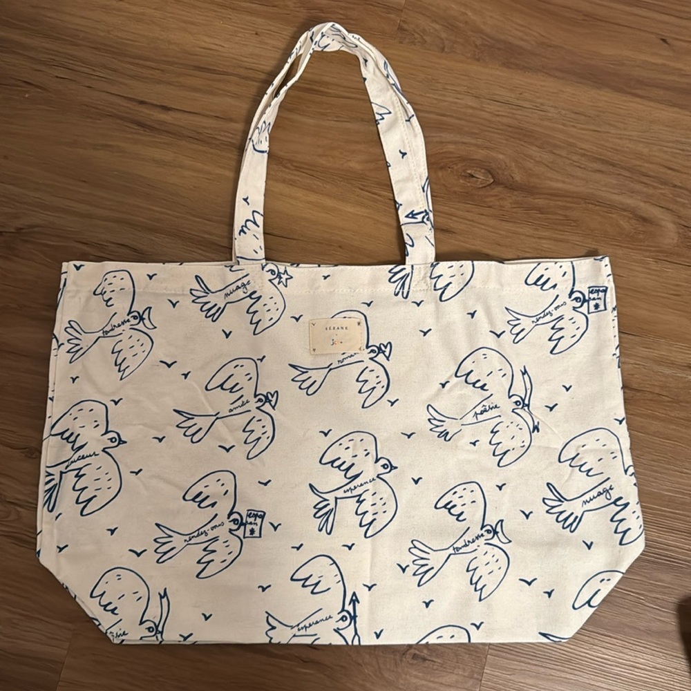 Sezane x jcc tote bag